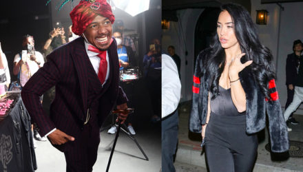 Nick Cannon Hosts Gender Reveal for Pregnant Model Bre Tiesi